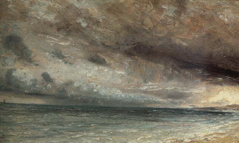 John Constable Stormy Sea,Brighton 20 july 1828 France oil painting art